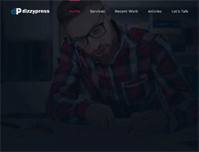 Tablet Screenshot of dizzypress.com